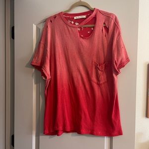 Free People distressed tee